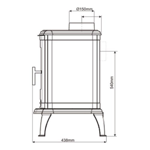 Печь-камин NordFlam Adria