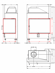 Каминная топка Астов П2С 800