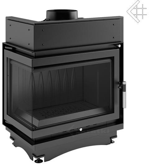 Топка Kratki MAJA/L/BS, Г-образное стекло слева