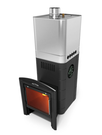 Банная печь TMF Бирюса 2013 Carbon Витра ЗК антрацит