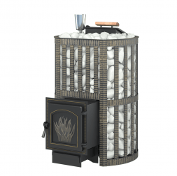 Дровяная печь для бани Везувий Ураган Ковка 22 (271)