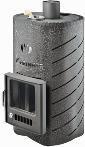 Дровяная печь для бани Ферингер Уют-18 в кожухе с закрытой каменкой до 18 м