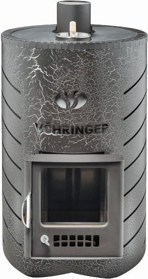 Дровяная печь для бани Ферингер Уют-18 в кожухе с закрытой каменкой до 18 м
