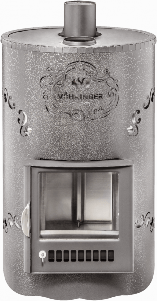 Дровяная печь для бани Ферингер Уют-18 в кожухе с закрытой каменкой до 18 м