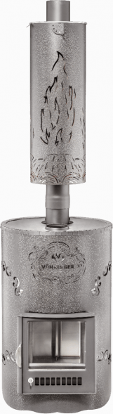 Дровяная печь для бани Ферингер Уют-18 в кожухе с закрытой каменкой до 18 м