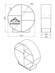 Дровница EVEREST