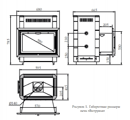 Банная печь TMF Витрувия Inox БСЭ терракота