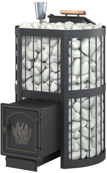 Дровяная печь для бани Везувий Ураган Стандарт 22 (ДТ-4)