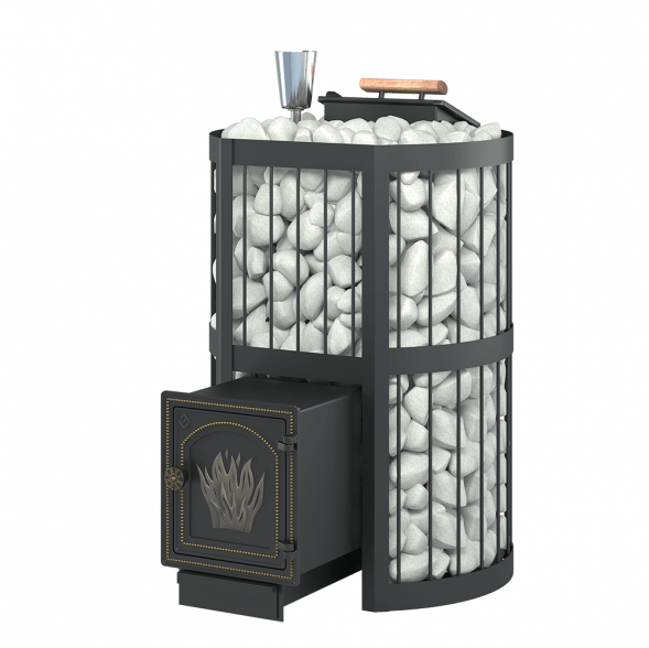 Дровяная печь для бани Везувий Ураган Стандарт 22 (ДТ-4)