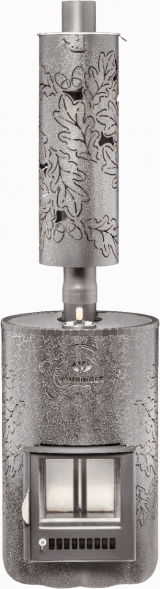 Дровяная печь для бани Ферингер Уют-25  в кожухе с закрытой каменкой до 25 м