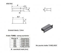 Щелевая решетка Kratki 