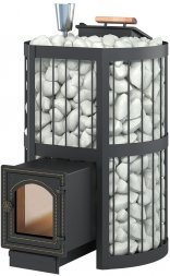 Дровяная печь для бани Везувий Ураган Стандарт 22 (ДТ-4С)