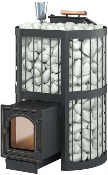 Дровяная печь для бани Везувий Ураган Стандарт 22 (ДТ-4С)