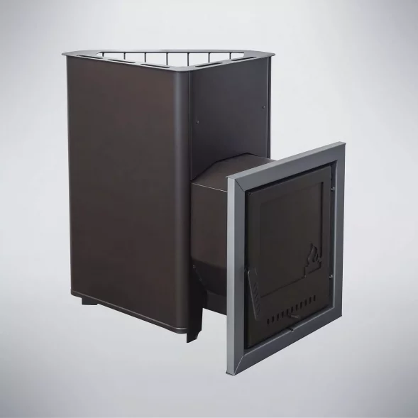 Печь для бани Варвара Бермуда угловая левая