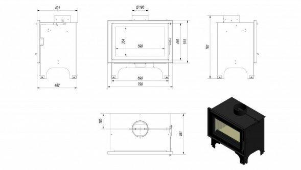 Топка Kratki BASIA