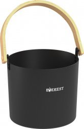 Ведро EVEREST 5л, алюминий BLACK (TG-44)