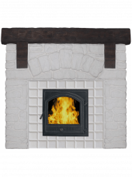 Банный портал "Старый Замок" (Белый)