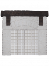 Банный портал "Старый Замок" (Белый)