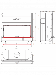 Каминная топка Астов ПС 12057