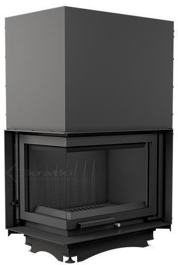 Топка Kratki MAJA/L/BS/G, Г-образное стекло слева, гильотина