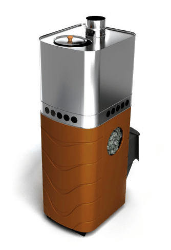 Банная печь TMF Бирюса 2013 Carbon ДА ЗК терракота