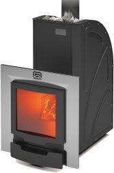 Печь для бани и сауны Теплодар Каскад 18 ЛП Панорама