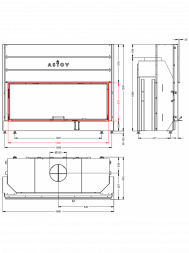 Каминная топка Астов ПС 15057