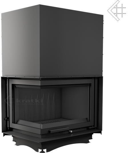 Топка Kratki ZUZIA/L/BS/G, Г-образное стекло слева, гильотина