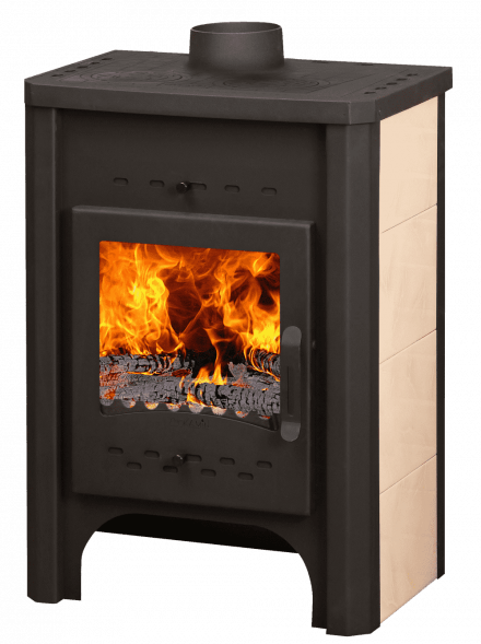 Печь-камин ЭкоКамин Бавария с плитой