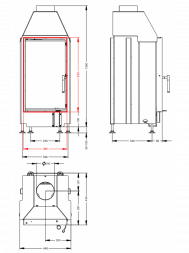 Каминная топка Астов ПС 3865