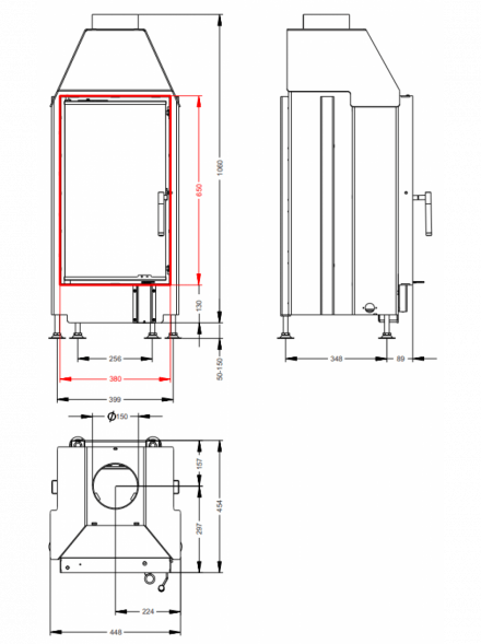 Каминная топка Астов ПС 3865
