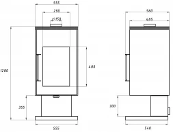 Печь-камин Eysen VN 10