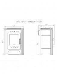 Печь-камин ЭкоКамин Бавария