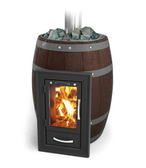 Банная печь TMF Вариата Баррель Inox Люмина КТК