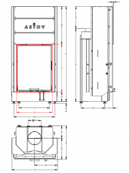 Каминная топка Астов ПС 5574