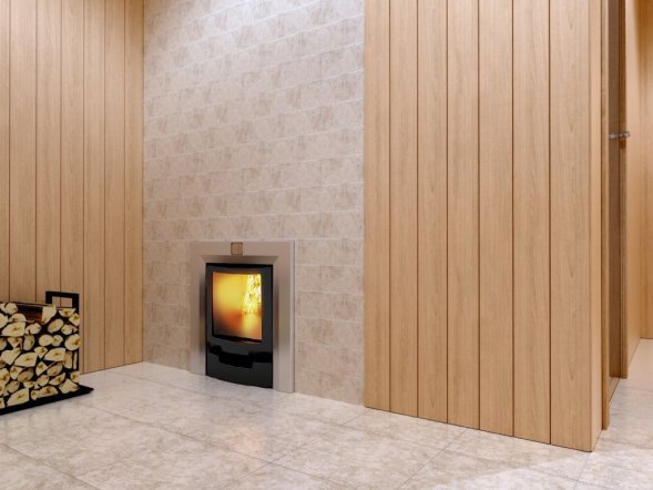 Печь для бани и сауны Теплодар Русь-Сетка 18 Панорама