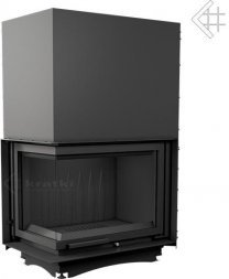 Топка Kratki AMELIA/L/BS/G, Г-образное стекло слева, гильотина