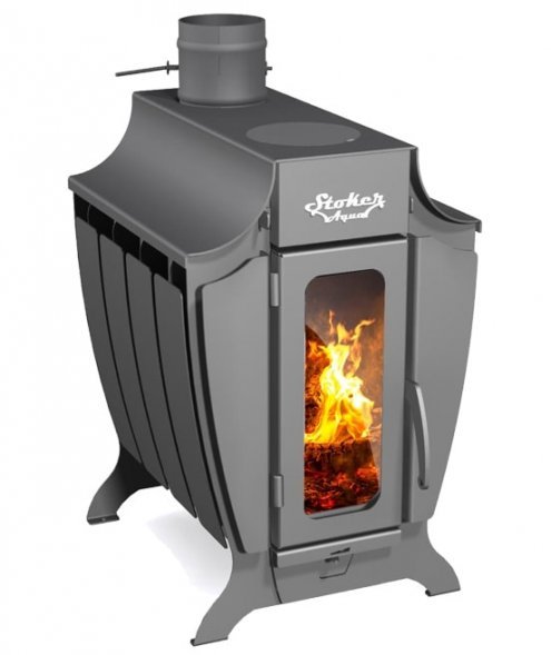 Отопительная печь Ермак Stoker 120 Aqua-G