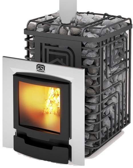 Печь для бани и сауны Теплодар Сибирский утес Панорама 20 ЛП ПРОФИ