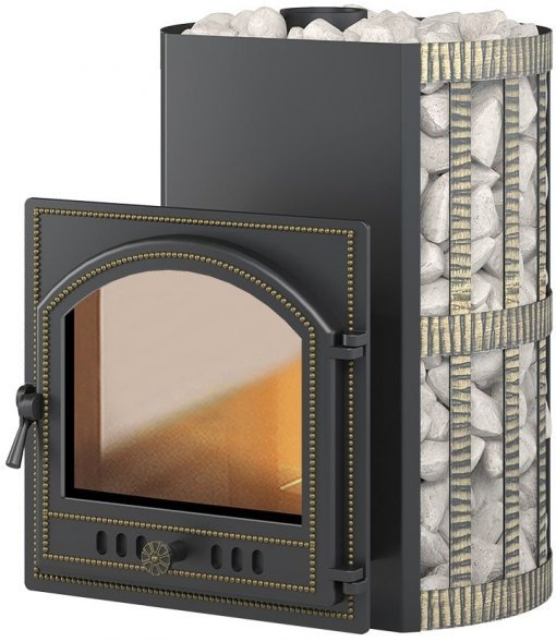 Дровяная печь для бани Везувий Скиф Ковка 22 (205) 2022