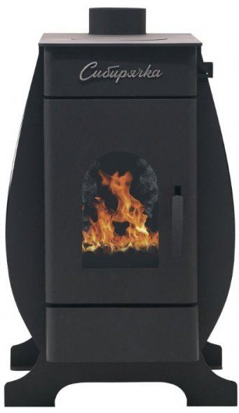Печь воздухогрейная НМК Сибирячка 6 кВт. Кожух из нержавеющей стали