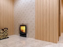 Печь для бани и сауны Теплодар Кузбасс 14 ТК Панорама