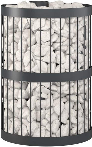 Дровяная печь для бани Везувий Скиф Стандарт 22 (ДТ-4) без выносного тоннеля 2022