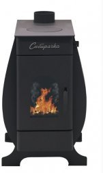 Печь воздухогрейная НМК Сибирячка 9 кВт. Кожух из нержавеющей стали