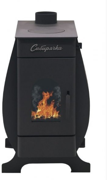 Печь воздухогрейная НМК Сибирячка 9 кВт. Кожух из нержавеющей стали