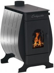 Печь воздухогрейная НМК Сибирячка 9 кВт. Кожух из нержавеющей стали