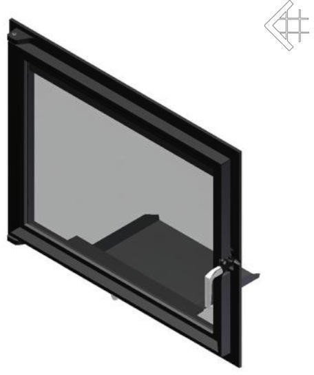 Дверца в сборе для топок Amelia/Felix