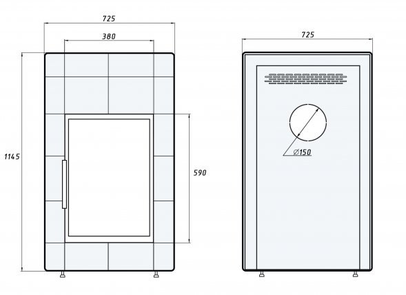 Печь-камин Eysen Atacama