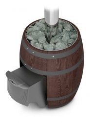 Банная печь TMF Вариата Cast ДА Баррель палисандр