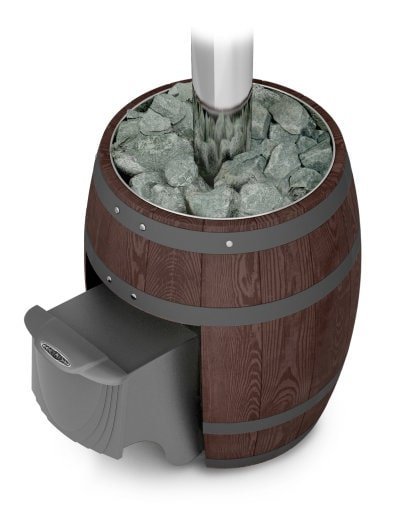 Банная печь TMF Вариата Cast ДА Баррель палисандр